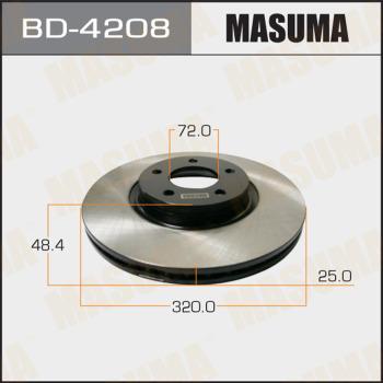 MASUMA BD-4208 - Discofreno autozon.pro