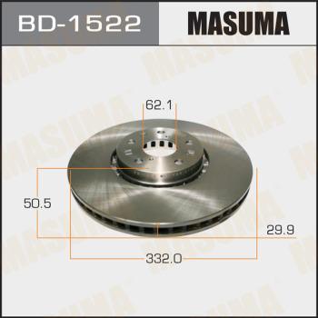 MASUMA BD-1522 - Discofreno autozon.pro