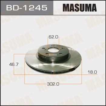 MASUMA BD-1245 - Discofreno autozon.pro