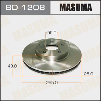 MASUMA BD-1208 - Discofreno autozon.pro