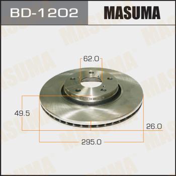 MASUMA BD-1202 - Discofreno autozon.pro