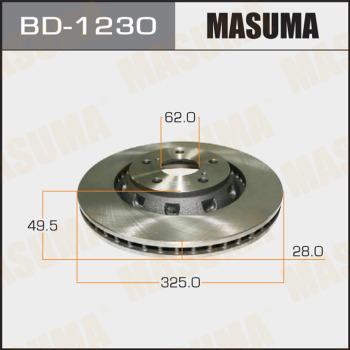 MASUMA BD-1230 - Discofreno autozon.pro