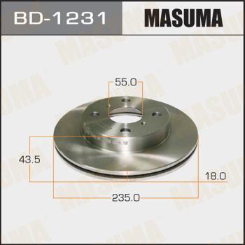 MASUMA BD-1231 - Discofreno autozon.pro