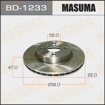 MASUMA BD-1233 - Discofreno autozon.pro