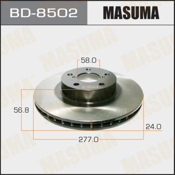 MASUMA BD8502 - Discofreno autozon.pro