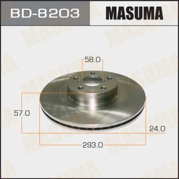 MASUMA BD-8203 - Discofreno autozon.pro