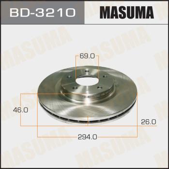 MASUMA BD-3210 - Discofreno autozon.pro