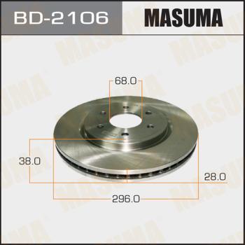 MASUMA BD-2106 - Discofreno autozon.pro