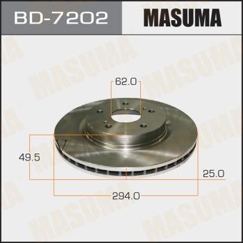 MASUMA BD-7202 - Discofreno autozon.pro