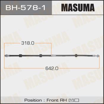 MASUMA BH-578-1 - Flessibile del freno autozon.pro