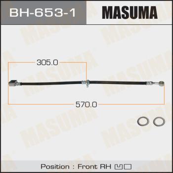 MASUMA BH-653-1 - Flessibile del freno autozon.pro