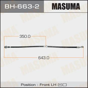 MASUMA BH-663-2 - Flessibile del freno autozon.pro