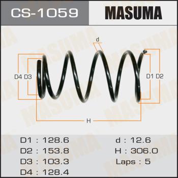 MASUMA CS-1059 - Molla autotelaio autozon.pro