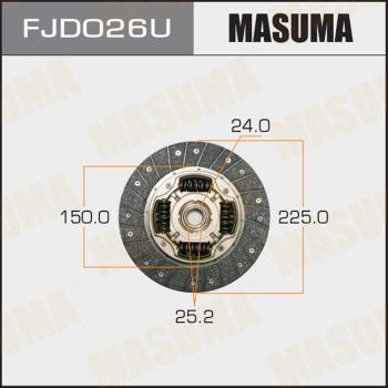 MASUMA FJD026U - Disco frizione autozon.pro