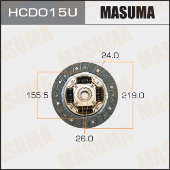 MASUMA HCD015U - Disco frizione autozon.pro