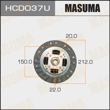 MASUMA HCD037U - Disco frizione autozon.pro