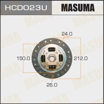 MASUMA HCD023U - Disco frizione autozon.pro