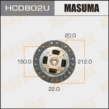 MASUMA HCD802U - Disco frizione autozon.pro