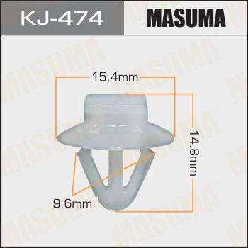 MASUMA KJ-474 - Clip, Fregio / Modanatura protettiva autozon.pro