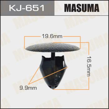 MASUMA KJ-651 - Clip, Fregio / Modanatura protettiva autozon.pro