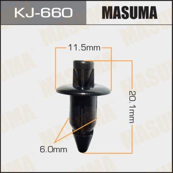 MASUMA KJ-660 - Clip, Fregio / Modanatura protettiva autozon.pro