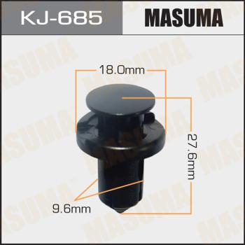 MASUMA KJ-685 - Clip, Fregio / Modanatura protettiva autozon.pro