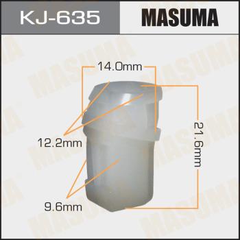 MASUMA KJ-635 - Clip, Fregio / Modanatura protettiva autozon.pro