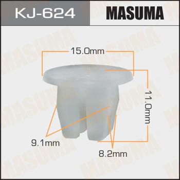 MASUMA KJ-624 - Clip, Fregio / Modanatura protettiva autozon.pro