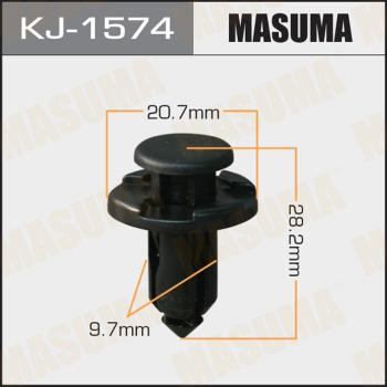 MASUMA KJ-1574 - Clip, Fregio / Modanatura protettiva autozon.pro