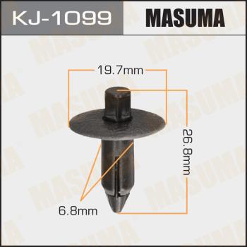 MASUMA KJ-1099 - Clip, Fregio / Modanatura protettiva autozon.pro