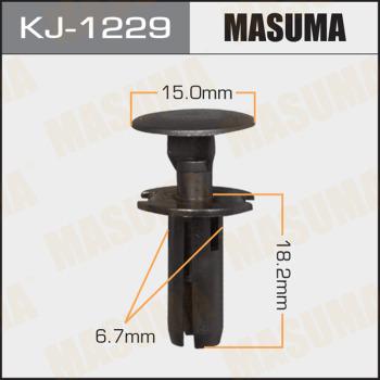 MASUMA KJ-1229 - Clip, Fregio / Modanatura protettiva autozon.pro