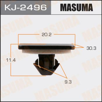 MASUMA KJ-2496 - Clip, Fregio / Modanatura protettiva autozon.pro