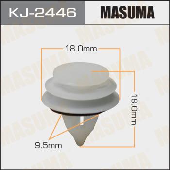 MASUMA KJ-2446 - Clip, Fregio / Modanatura protettiva autozon.pro