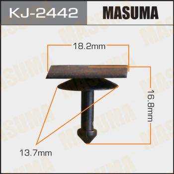 MASUMA KJ-2442 - Clip, Fregio / Modanatura protettiva autozon.pro