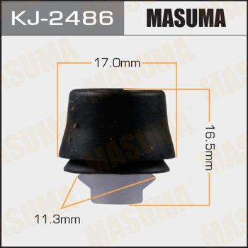 MASUMA KJ-2486 - Clip, Fregio / Modanatura protettiva autozon.pro