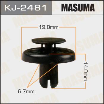 MASUMA KJ-2481 - Clip, Fregio / Modanatura protettiva autozon.pro