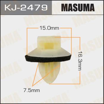 MASUMA KJ-2479 - Clip, Fregio / Modanatura protettiva autozon.pro