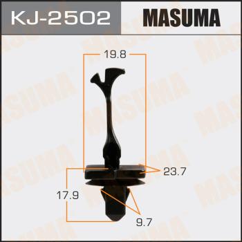 MASUMA KJ-2502 - Clip, Fregio / Modanatura protettiva autozon.pro