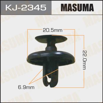 MASUMA KJ-2345 - Clip, Fregio / Modanatura protettiva autozon.pro