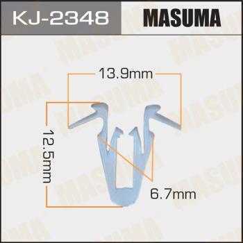 MASUMA KJ-2348 - Clip, Fregio / Modanatura protettiva autozon.pro