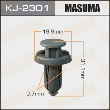 MASUMA KJ-2301 - Clip, Fregio / Modanatura protettiva autozon.pro