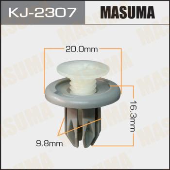 MASUMA KJ-2307 - Clip, Fregio / Modanatura protettiva autozon.pro