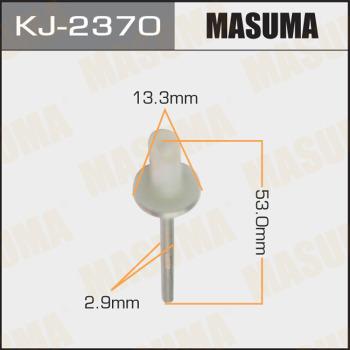 MASUMA KJ-2370 - Clip, Fregio / Modanatura protettiva autozon.pro