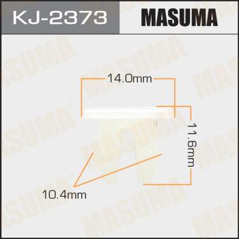 MASUMA KJ-2373 - Clip, Fregio / Modanatura protettiva autozon.pro