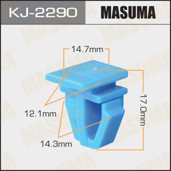 MASUMA KJ-2290 - Clip, Fregio / Modanatura protettiva autozon.pro