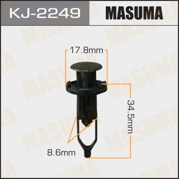 MASUMA KJ-2249 - Clip, Fregio / Modanatura protettiva autozon.pro