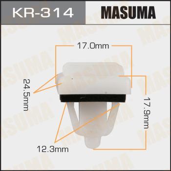 MASUMA KR-314 - Clip, Fregio / Modanatura protettiva autozon.pro