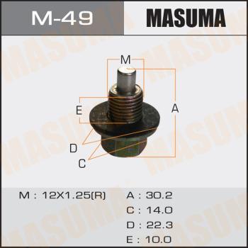 MASUMA M49 - Vite di chiusura, vaschetta dell'olio autozon.pro