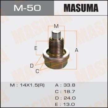 MASUMA M-50 - Vite di chiusura, vaschetta dell'olio autozon.pro