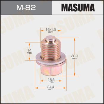 MASUMA M-82 - Vite di chiusura, vaschetta dell'olio autozon.pro